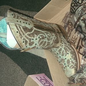 Corral Women's Glitter Inlay Western Boots